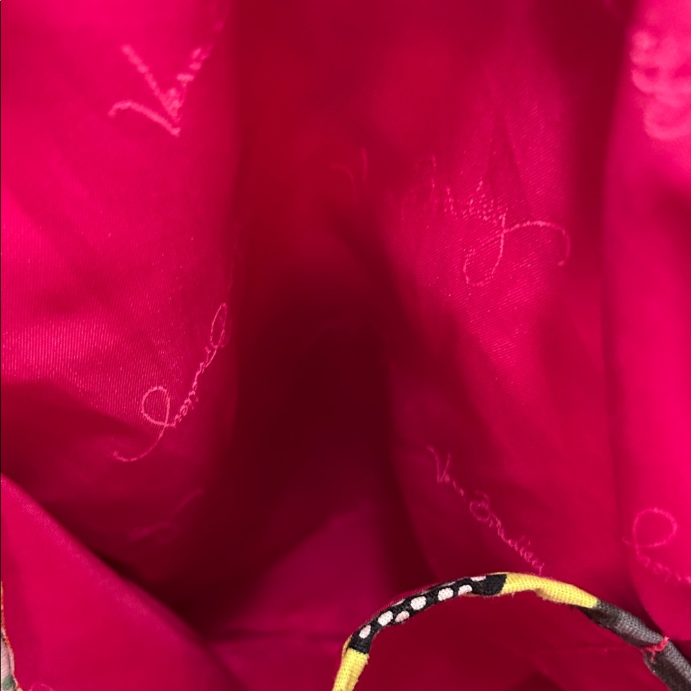 Vera Bradley Black and Multicolor Floral Tote - Picture 12 of 14